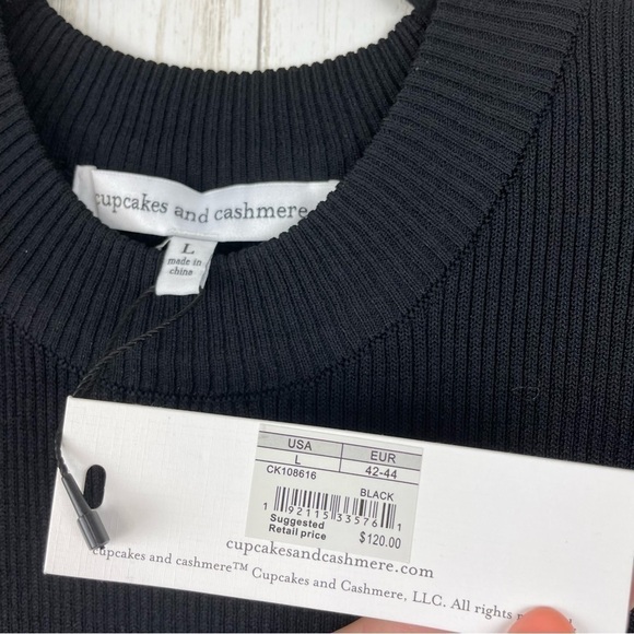 Cupcakes and Cashmere Leola knitted midi knit dress NWT Large - Picture 9 of 14